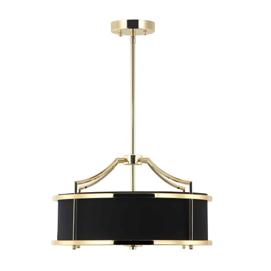 Lampa wisząca STANZA GOLD DARK NERO S Open Design Highlights